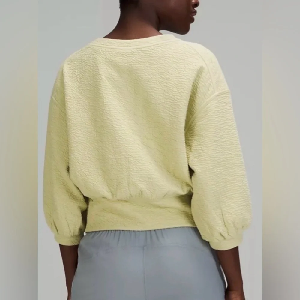 Lululemon Athletica Textured Crewneck Pullover